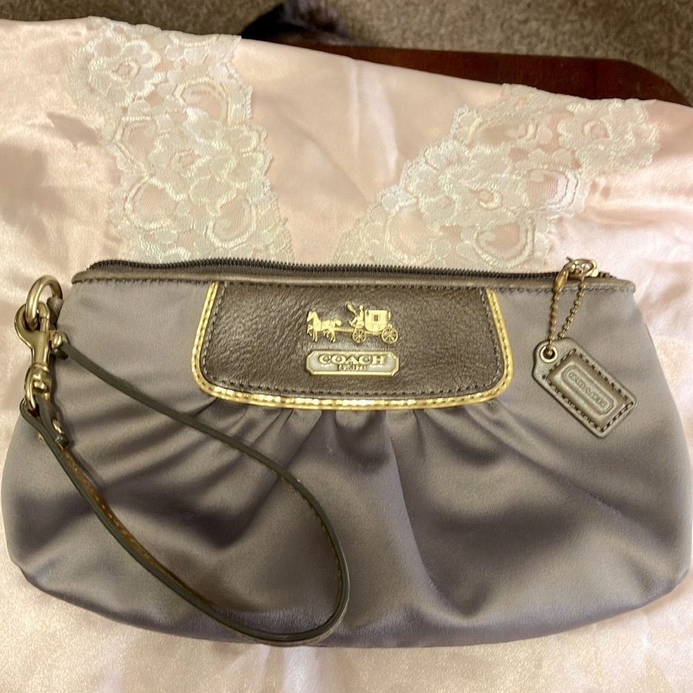 Vintage coach wristlet